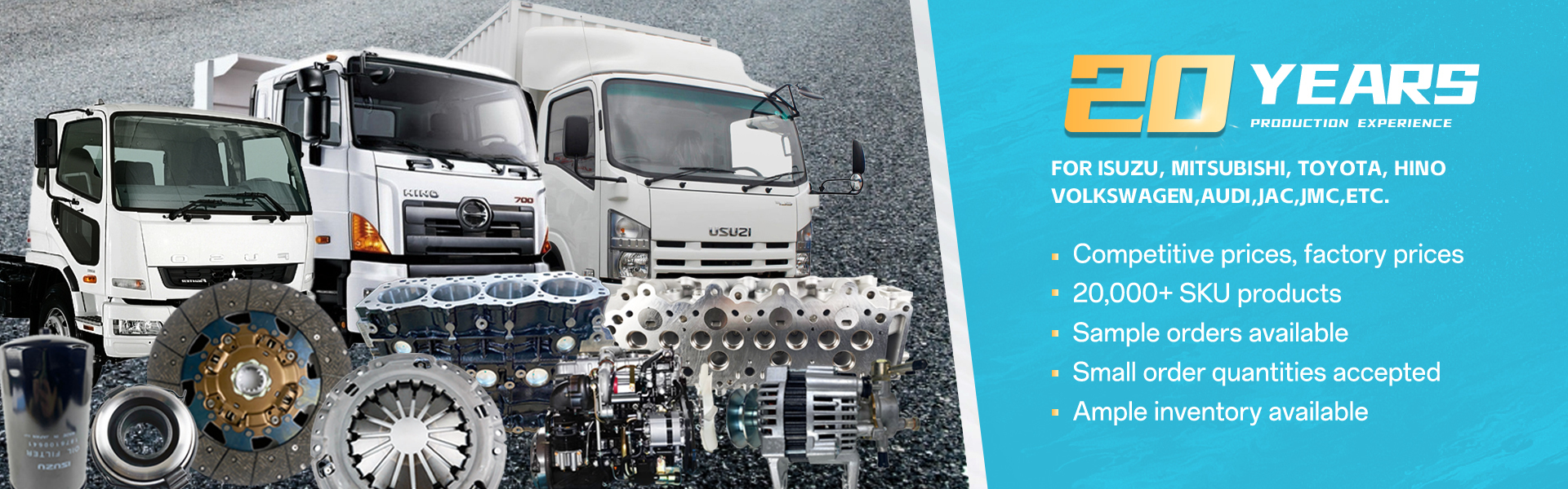 jakość Części samochodowe Isuzu fabryka
